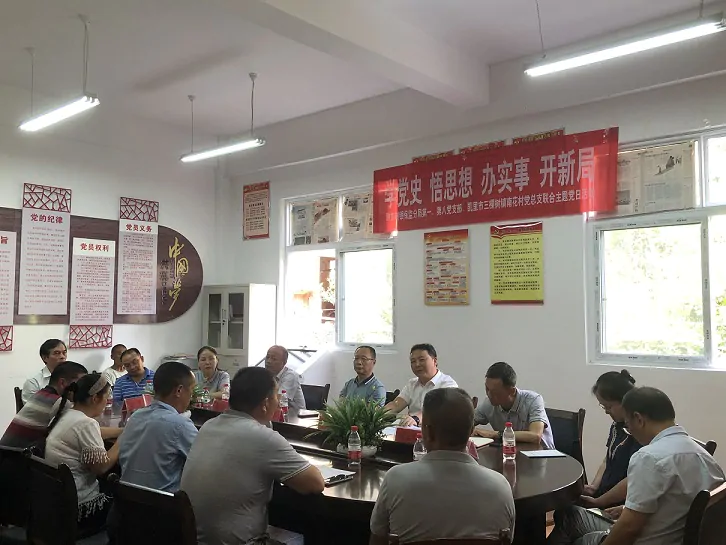 黔东南银保监分局第一、第八党支部与南花村党总支开展 &ldquo;学党史 悟思想 办实事 开新局&rdquo;联合主题党日活动