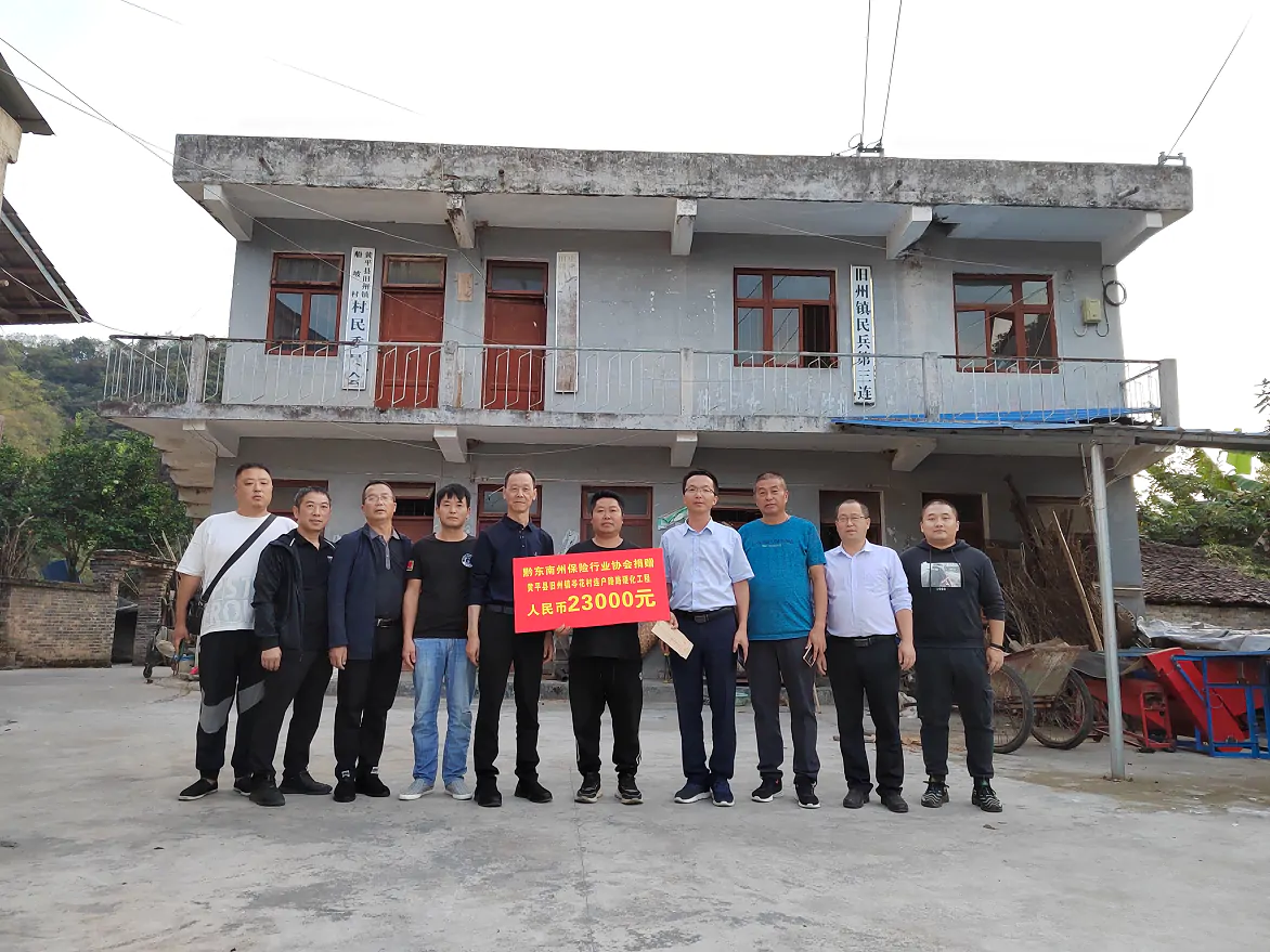 黔东南州保险行业协会 践行&ldquo;我为群众办实事&rdquo;助推乡村振兴