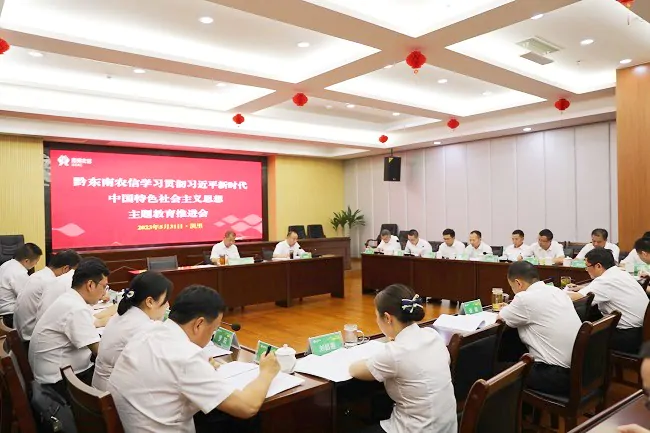 黔东南农信：&ldquo;五点&rdquo;齐抓&ldquo;五力&rdquo;并举 推动主题教育走深走实