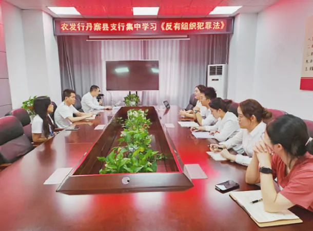 农发行丹寨县支行开展《反有组织犯罪法》宣传活动