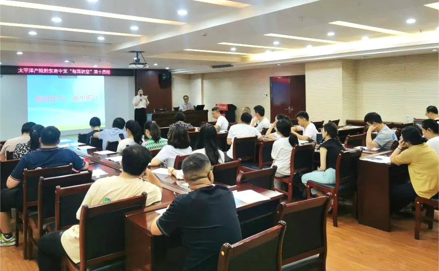 太平洋财产保险黔东南中心支公司开展&ldquo;画说压力，画中前行&rdquo;心理健康讲座