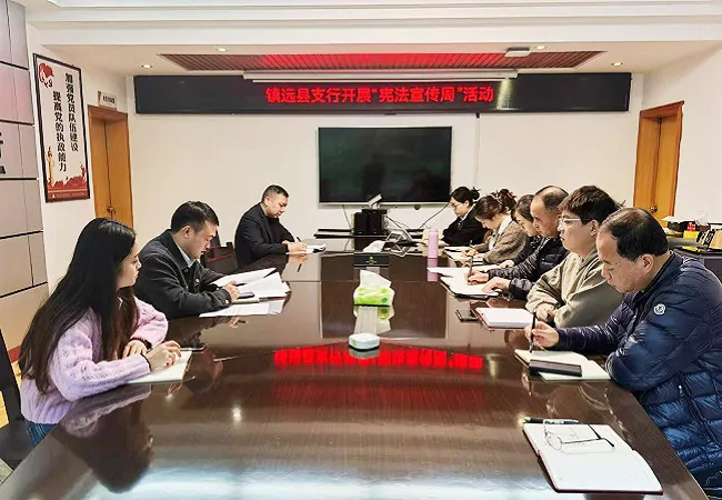 农发行镇远县支行积极开展&ldquo;宪法宣传周&rdquo;活动