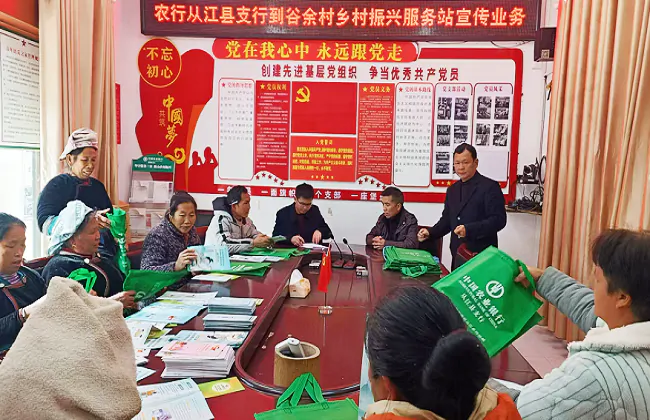 农行帮扶助力谷余村乡村振兴显实效