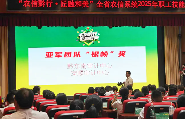 喜报！黔东南审计中心代表队斩获全省农信职工技能竞赛&ldquo;银帧&rdquo;奖及&ldquo;最佳技术奖&rdquo;